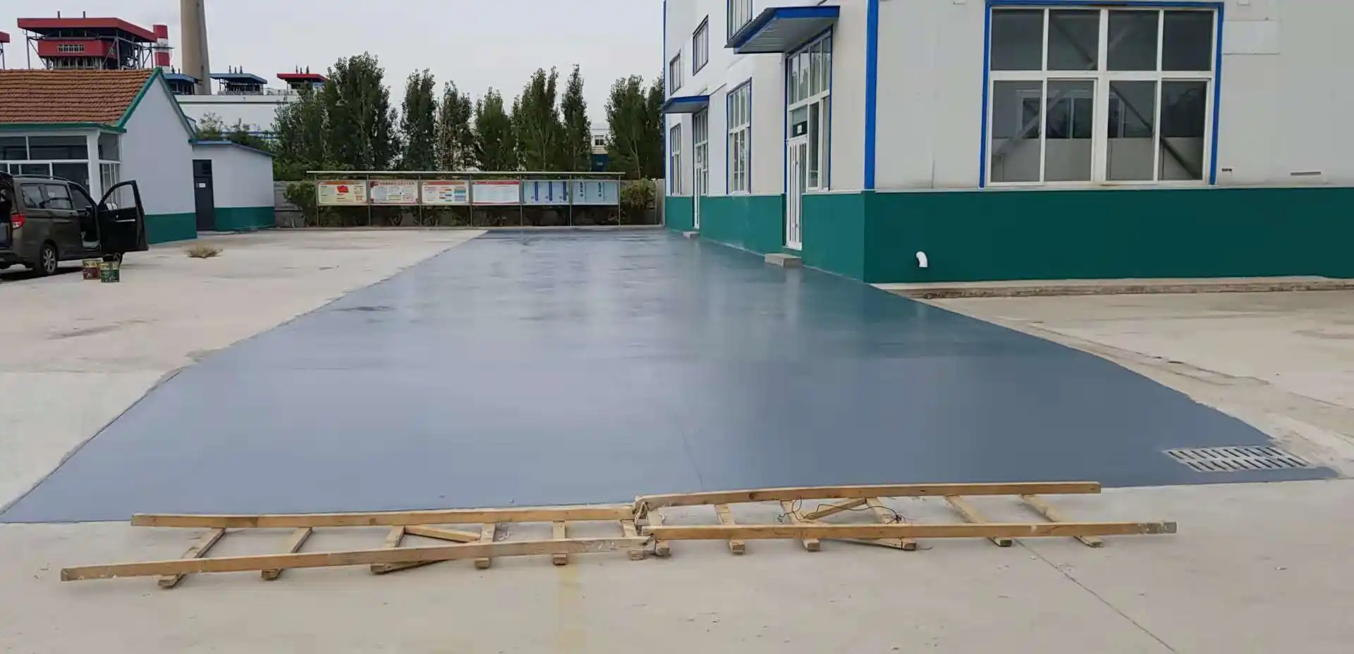 东营车间厂房地坪漆修补翻新